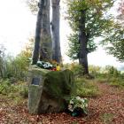 Cmentarz w "księżym lesie" w Krościenku W.