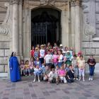 Przed katedrą wawelską