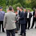P.Wójt udziela informacji przybyłym gościom