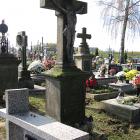 Grób ks. Andrzeja Nowiny Ujejskiego - zasłużonego dla Krościenka proboszcza
