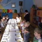 Modlitwa poprzedziła posiłek wigilijny