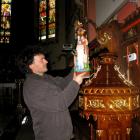 Detale i figurkę Chrystusa i Jana Chrzciciela rzeźbił p.Grzegorz Tomkowicz - nasz rodak