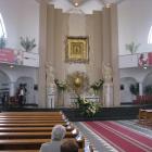 Wnętrze Sanktuarium w Domaradzu
