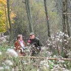 Podczas rozmowy o leśnych cmentarzach